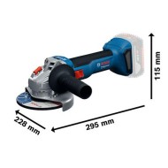 Акумулаторен ъглошлайф Bosch GWS 18V-8